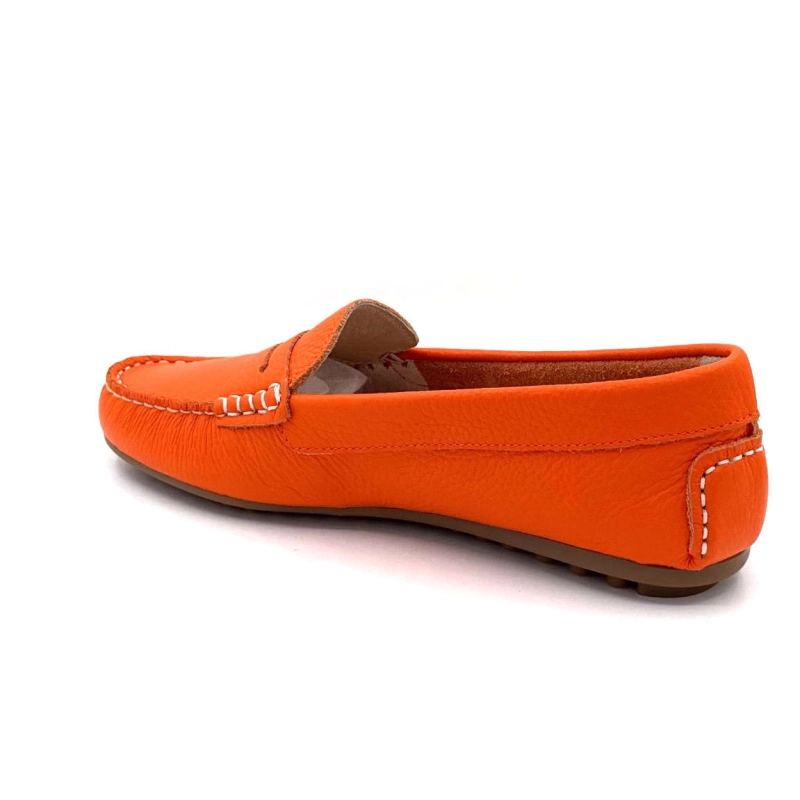 Ivoire 10322 Anilina Stella Cuir Grainé Orange 10322 ANILINA STELLA - 5278 LAR Printemps Eté 2025