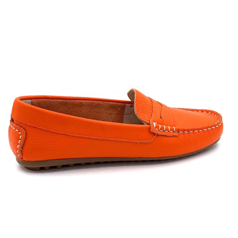 Ivoire 10322 Anilina Stella Cuir Grainé Orange 10322 ANILINA STELLA - 5278 LAR Printemps Eté 2025