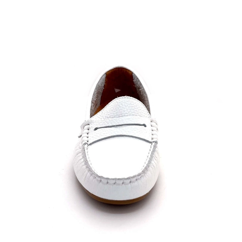 Ivoire 10322 Anilina Stella Cuir Grainé Blanc 10322 ANILINA STELLA - 8276 BRAN Printemps Eté 2025