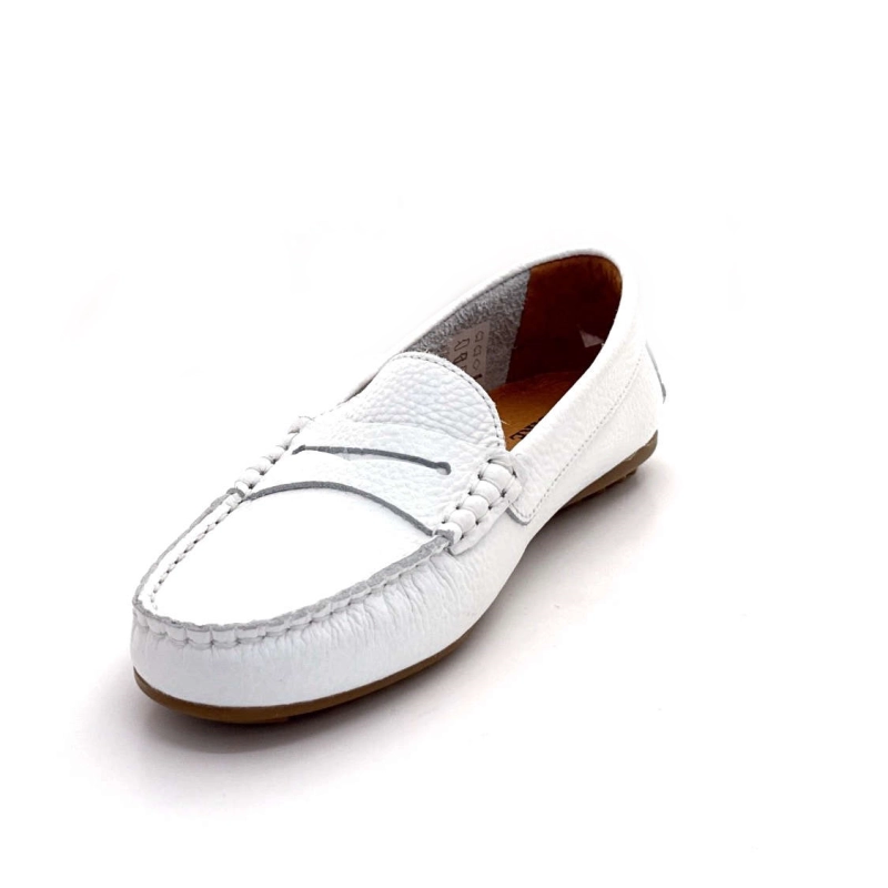 Ivoire 10322 Anilina Stella Cuir Grainé Blanc 10322 ANILINA STELLA - 8276 BRAN Printemps Eté 2025