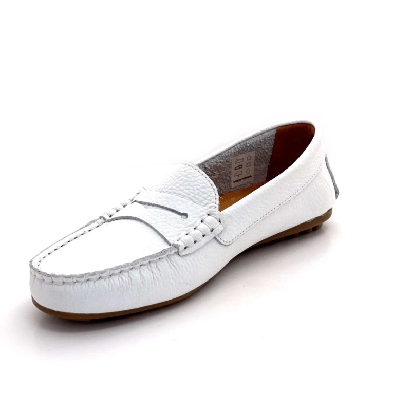 Ivoire 10322 Anilina Stella Cuir Grainé Blanc 10322 ANILINA STELLA - 8276 BRAN Printemps Eté 2025