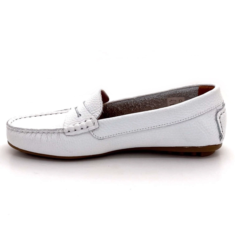 Ivoire 10322 Anilina Stella Cuir Grainé Blanc 10322 ANILINA STELLA - 8276 BRAN Printemps Eté 2025