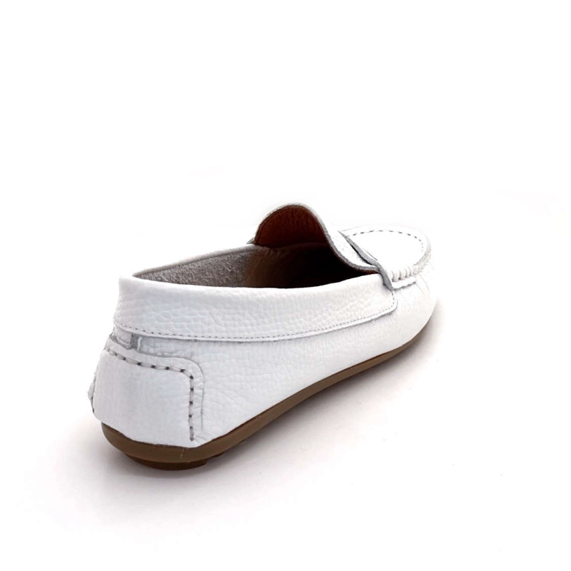 Ivoire 10322 Anilina Stella Cuir Grainé Blanc 10322 ANILINA STELLA - 8276 BRAN Printemps Eté 2025