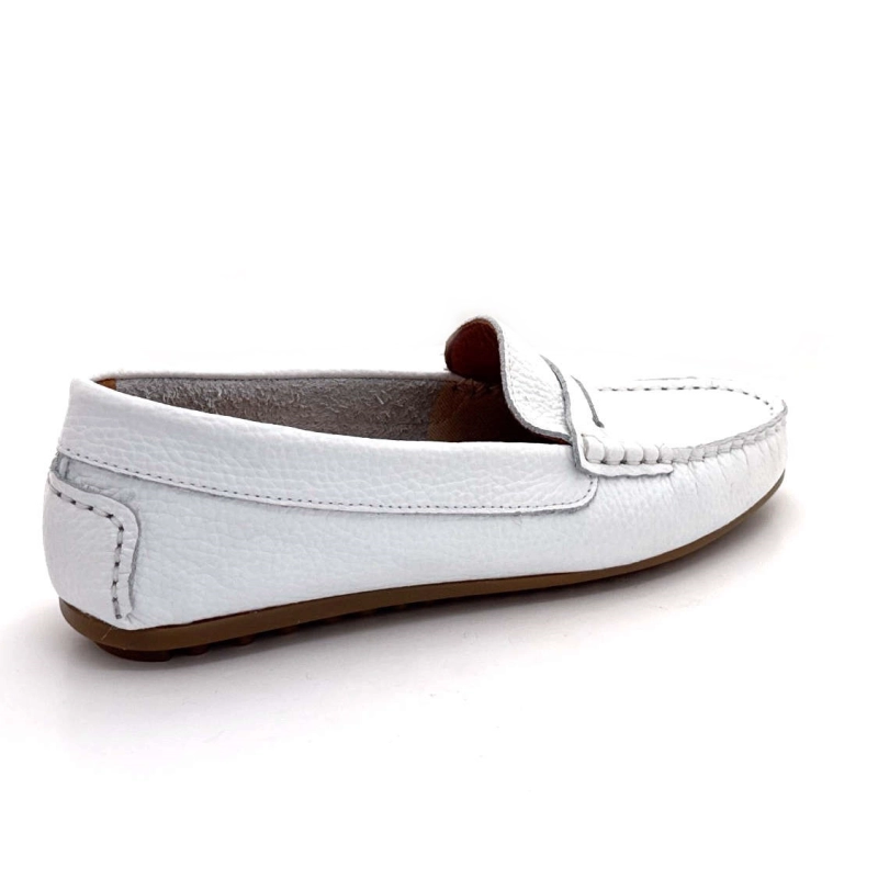 Ivoire 10322 Anilina Stella Cuir Grainé Blanc 10322 ANILINA STELLA - 8276 BRAN Printemps Eté 2025