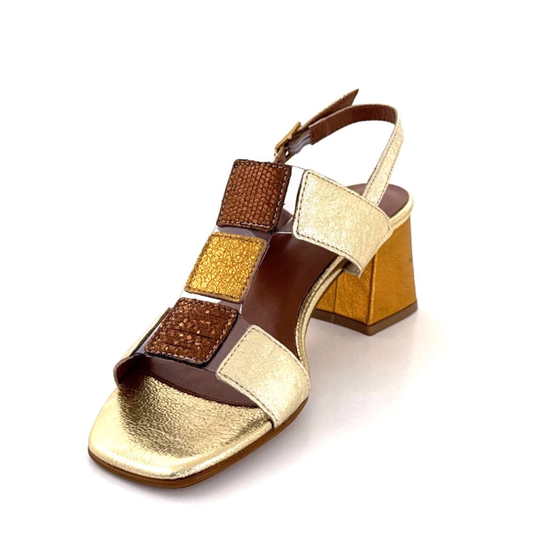 Ivoire B318 Caraibi Cuir Métal Or B318 CARAIBI 2 - CRAKELE PLATINO Printemps Eté 2025