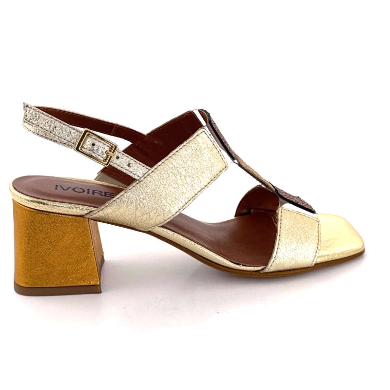 Ivoire B318 Caraibi Cuir Métal Or B318 CARAIBI 2 - CRAKELE PLATINO Printemps Eté 2025