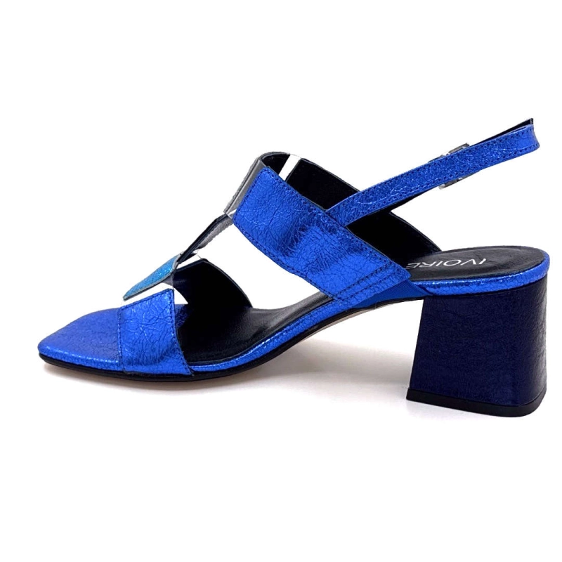 Ivoire B318 Caraibi Cuir Métal Bleu B318 CARAIBI 2 - BRILLO ELETTRO Printemps Eté 2025