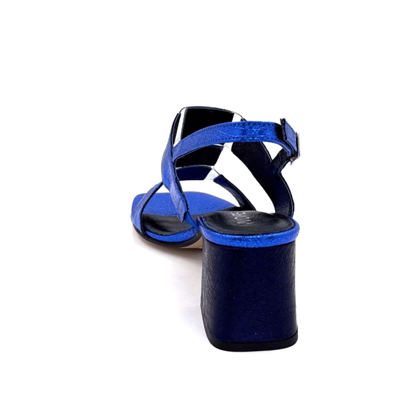 Ivoire B318 Caraibi Cuir Métal Bleu B318 CARAIBI 2 - BRILLO ELETTRO Printemps Eté 2025