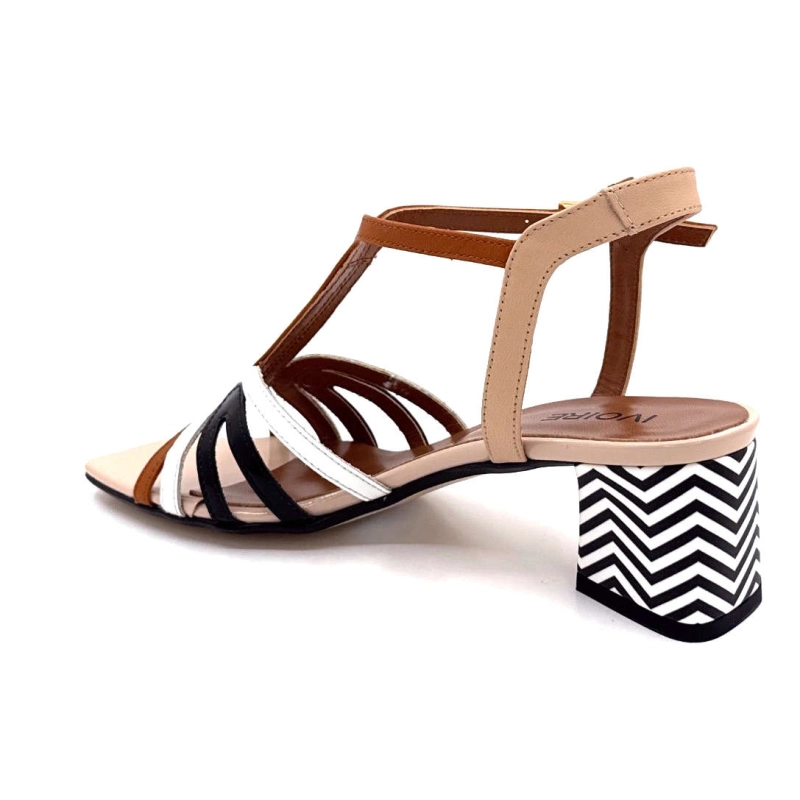 Ivoire K252 Robby Cuir Nude Blanc Noir Marron K252 ROBBY - COGNAC 2108 CALF WH Printemps Eté 2025