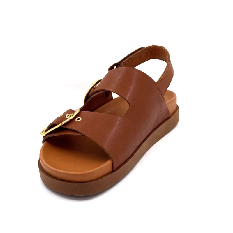 Ivoire 45333 BB Cuir Cognac 45333 BB - CUIR MUSTANG - COGNAC Printemps Eté 2025