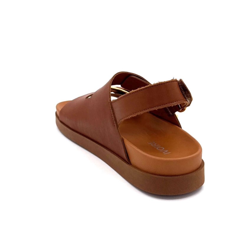 Ivoire 45333 BB Cuir Cognac 45333 BB - CUIR MUSTANG - COGNAC Printemps Eté 2025