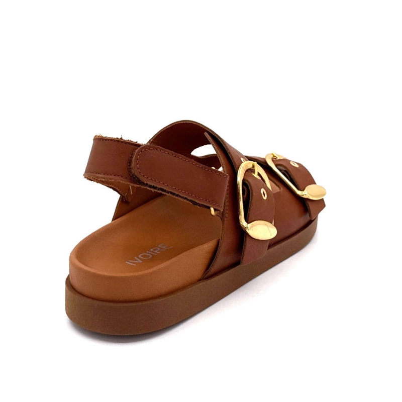 Ivoire 45333 BB Cuir Cognac 45333 BB - CUIR MUSTANG - COGNAC Printemps Eté 2025