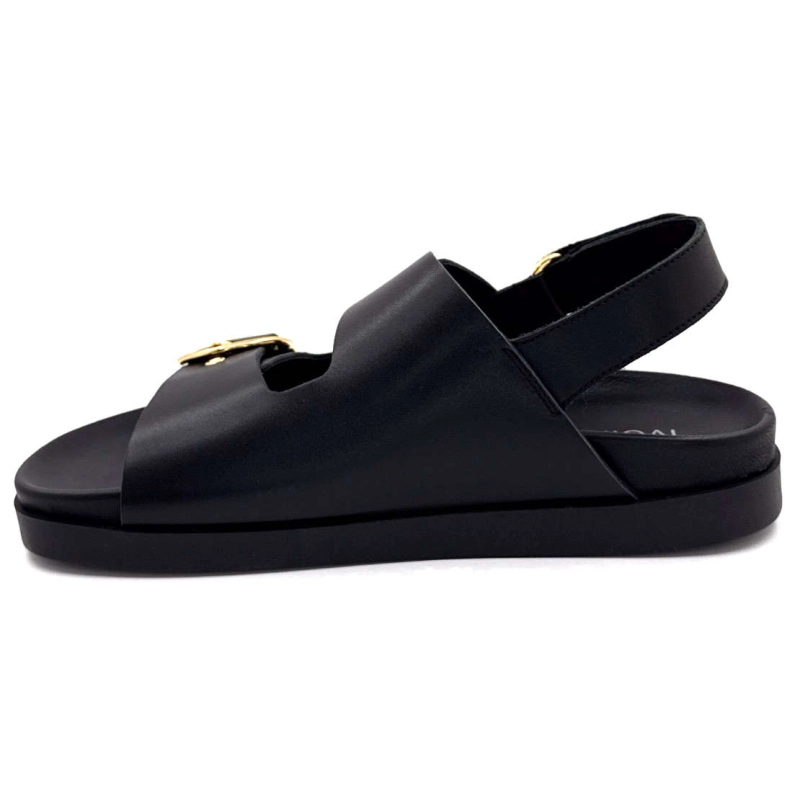 Ivoire 45333 BB Cuir Noir 45333 BB - CUIR MUSTANG - NOIR Printemps Eté 2025