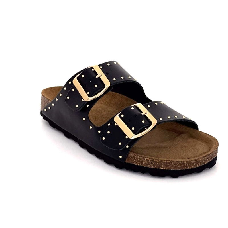 Ivoire 13843-417 Cuir Noir 13843-417 - NOIR Printemps Eté 2025