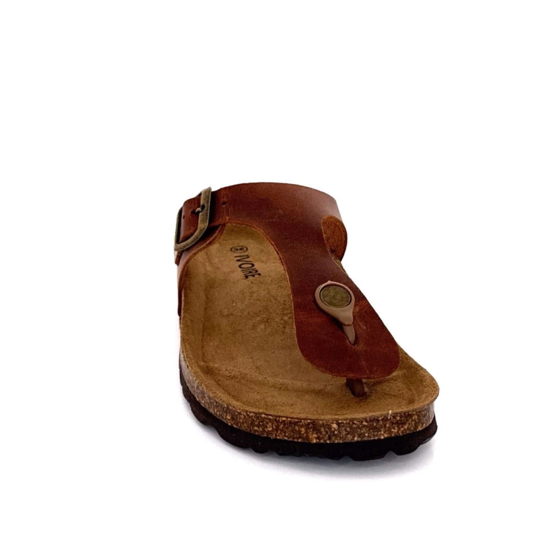 Ivoire 0300-577 96314 Cuir Marron 0300-577 96314 - MARRON Printemps Eté 2025