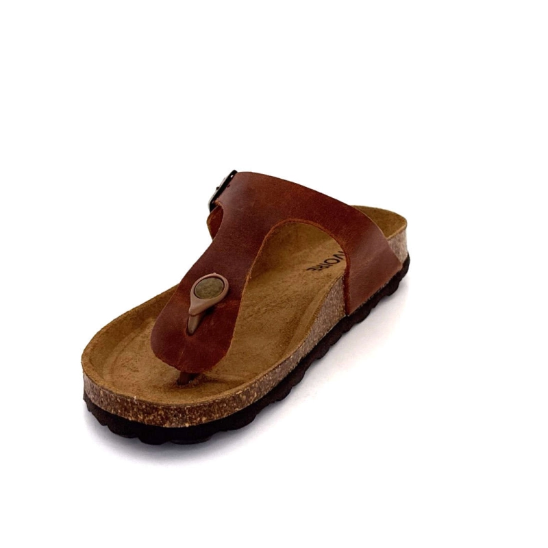 Ivoire 0300-577 96314 Cuir Marron 0300-577 96314 - MARRON Printemps Eté 2025