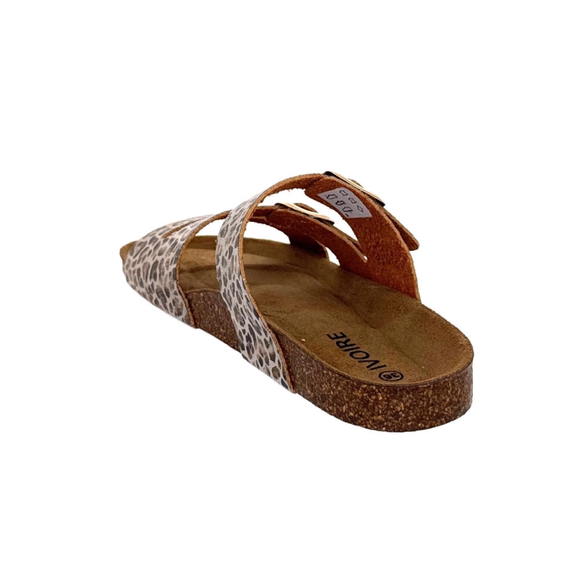 Ivoire 11280-005 810 Cuir Imprimé Léopard 11280-005 810 008 - IMPRIME Printemps Eté 2025