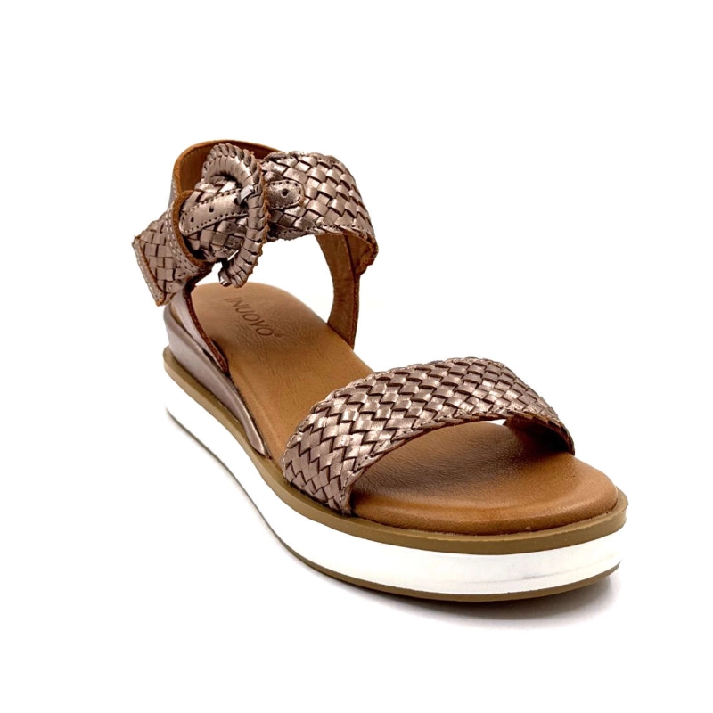 Inuovo 113031 Cuir Tressé Ash Bronze 113031 / - ASH METALLIC Printemps Eté 2025