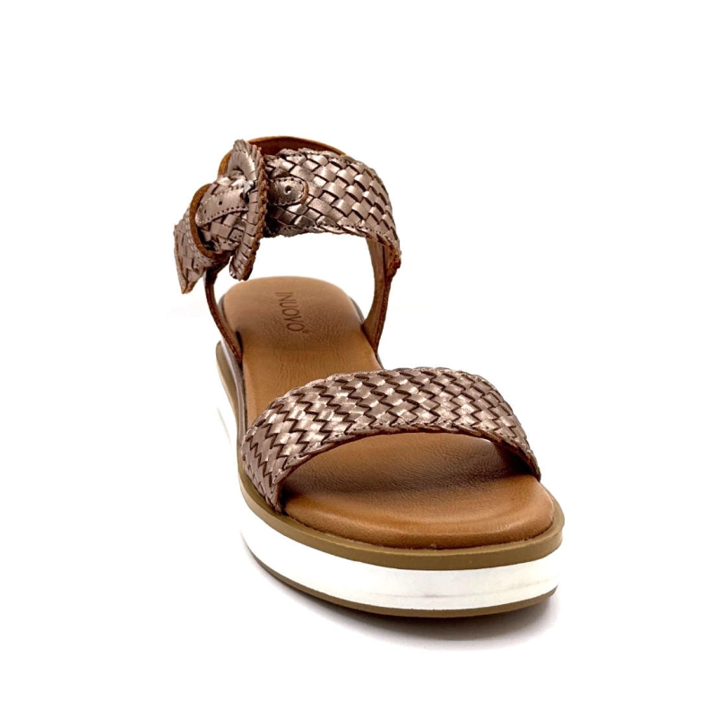 Inuovo 113031 Cuir Tressé Ash Bronze 113031 / - ASH METALLIC Printemps Eté 2025