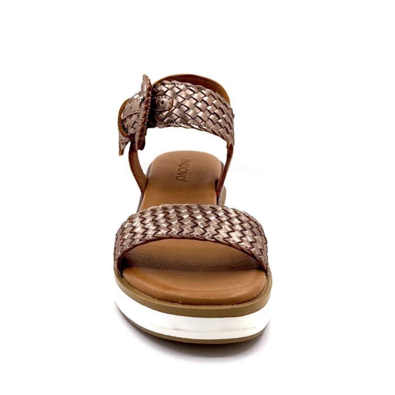 Inuovo 113031 Cuir Tressé Ash Bronze 113031 / - ASH METALLIC Printemps Eté 2025