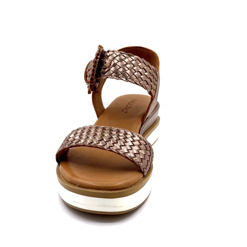 Inuovo 113031 Cuir Tressé Ash Bronze 113031 / - ASH METALLIC Printemps Eté 2025