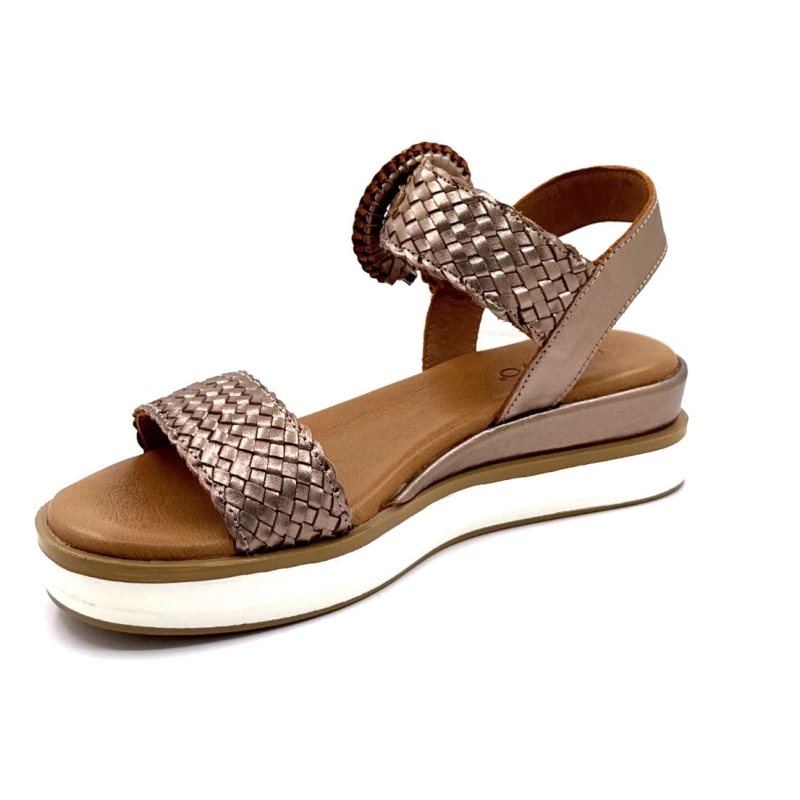 Inuovo 113031 Cuir Tressé Ash Bronze 113031 / - ASH METALLIC Printemps Eté 2025