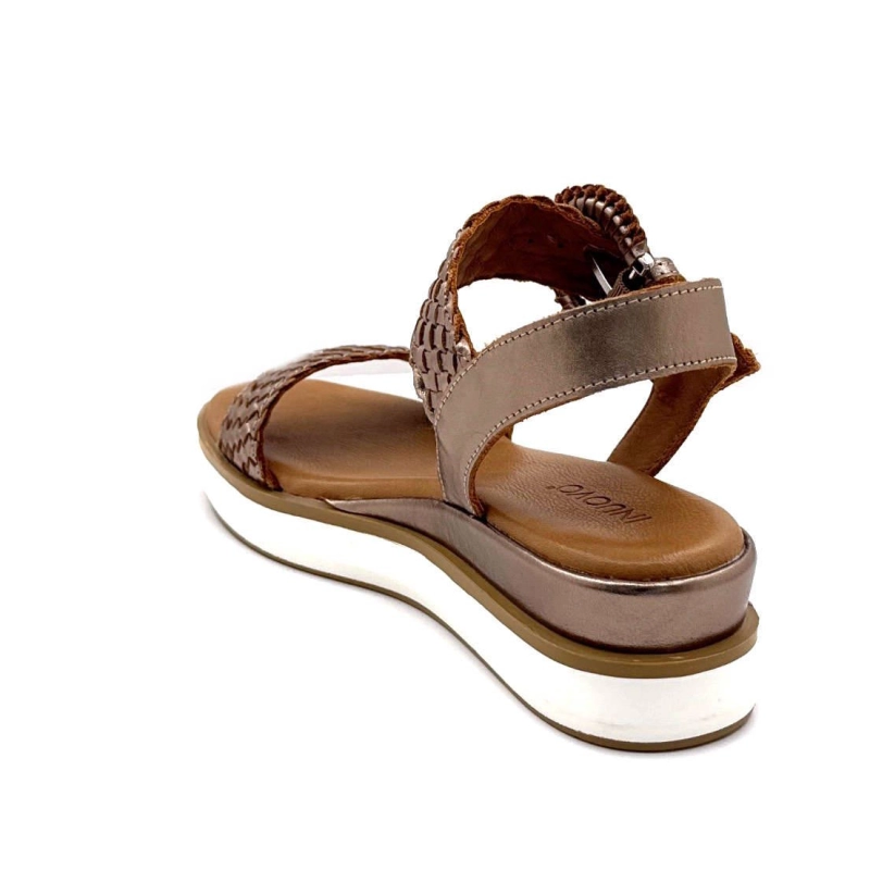 Inuovo 113031 Cuir Tressé Ash Bronze 113031 / - ASH METALLIC Printemps Eté 2025