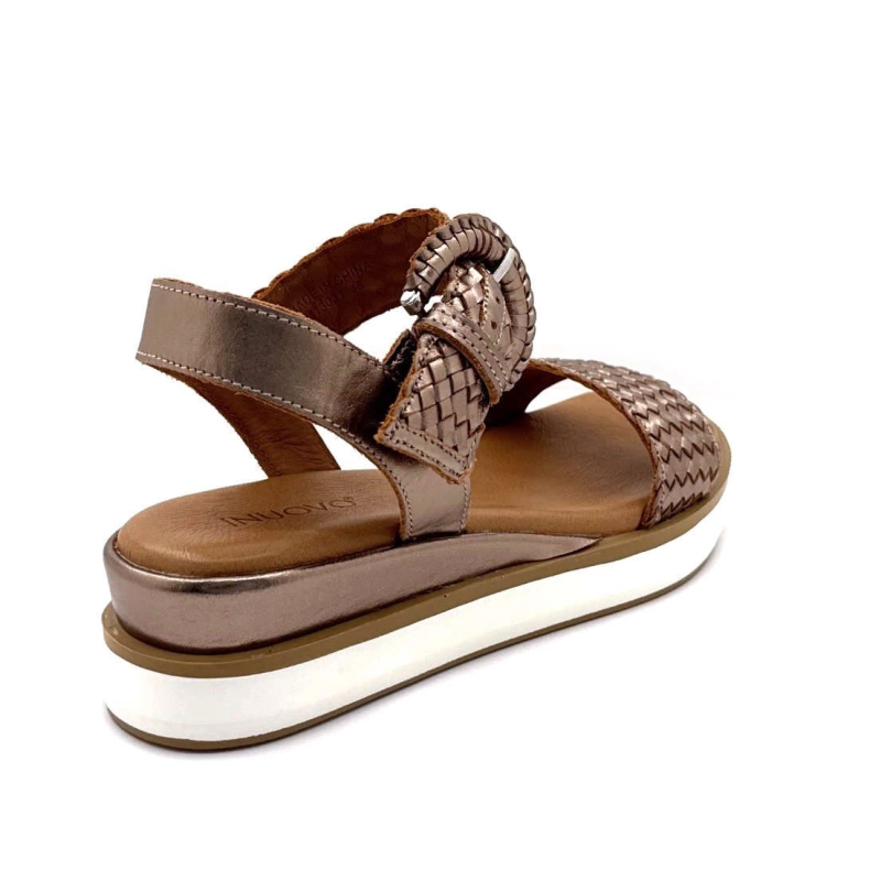 Inuovo 113031 Cuir Tressé Ash Bronze 113031 / - ASH METALLIC Printemps Eté 2025