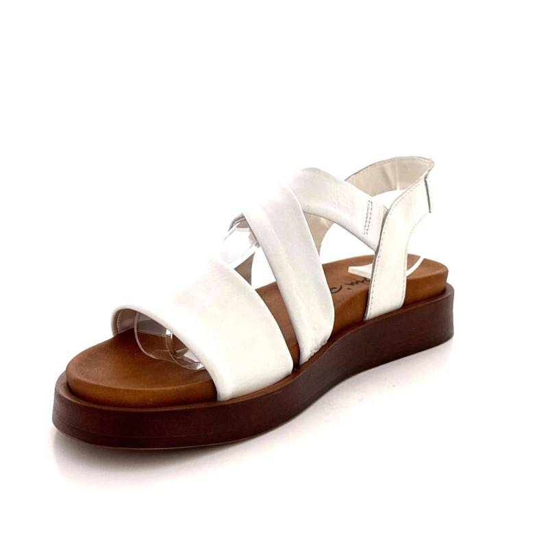 Ivoire 28068 Cuir Blanc 28068IN-DELTA PLU - INCROCIATO - Printemps Eté 2025