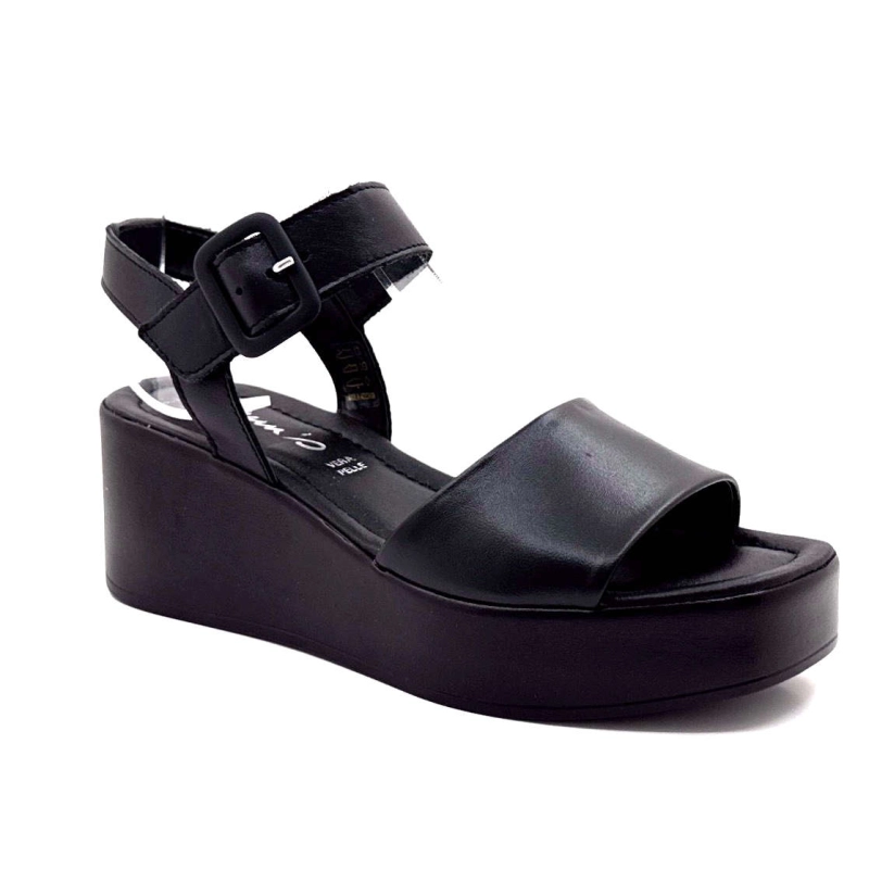 Ivoire 26981 Cuir Noir 26981 NAP BLUMEN - PELLE SOFT - Printemps Eté 2025