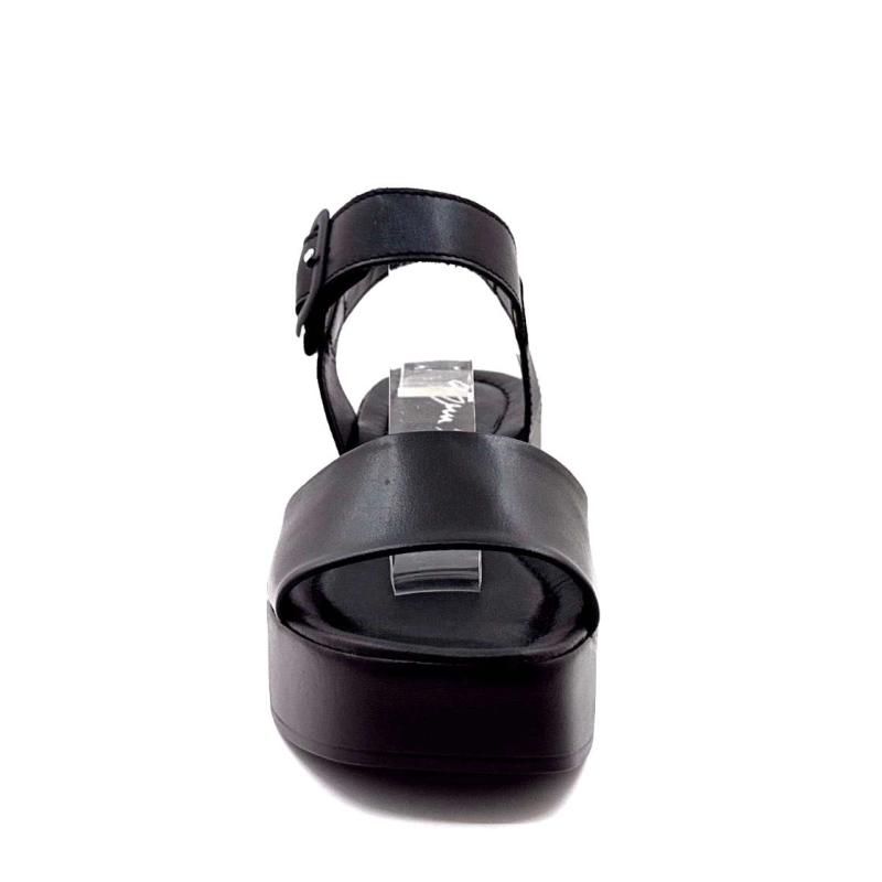 Ivoire 26981 Cuir Noir 26981 NAP BLUMEN - PELLE SOFT - Printemps Eté 2025