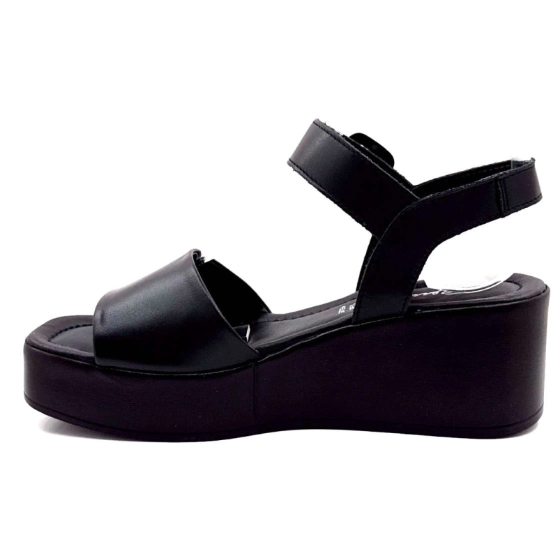 Ivoire 26981 Cuir Noir 26981 NAP BLUMEN - PELLE SOFT - Printemps Eté 2025