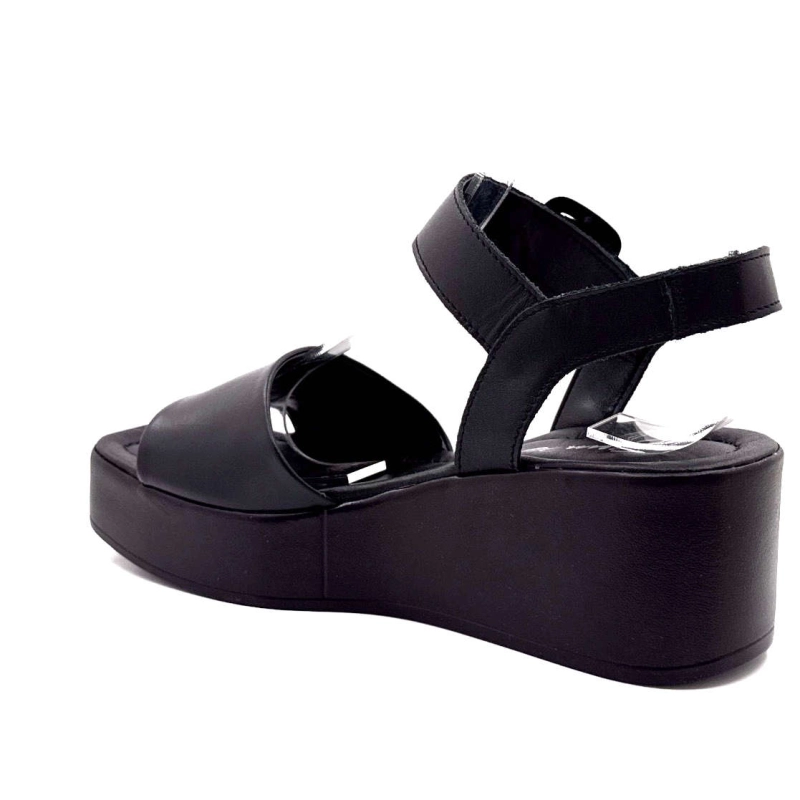 Ivoire 26981 Cuir Noir 26981 NAP BLUMEN - PELLE SOFT - Printemps Eté 2025