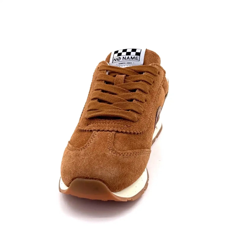 No Name City Run Jogger Suede Brown Ivoire Chaussures