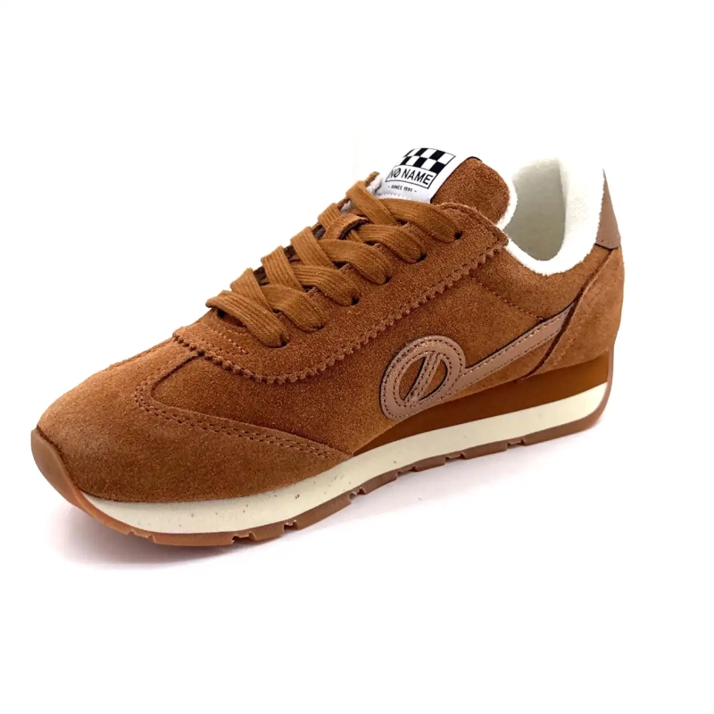 No Name City Run Joggingbyxor i mocka i brunt Ivoire Chaussures