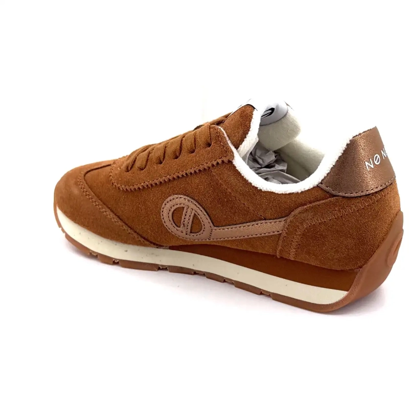 No Name City Run Jogger Ruskind Brun Ivoire Chaussures