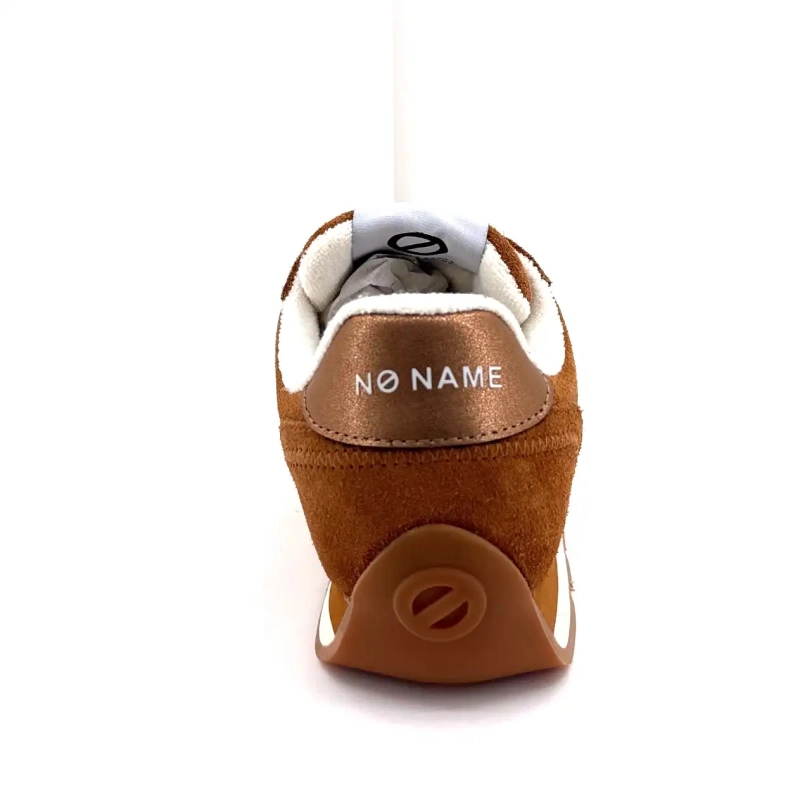 No Name City Run Jogger Suede Brown Ivoire Chaussures