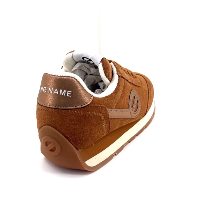 No Name City Run Joggingbyxor i mocka i brunt Ivoire Chaussures