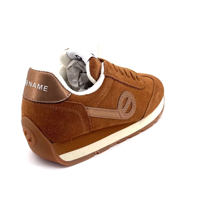 No Name City Run Jogger Ruskind Brun Ivoire Chaussures