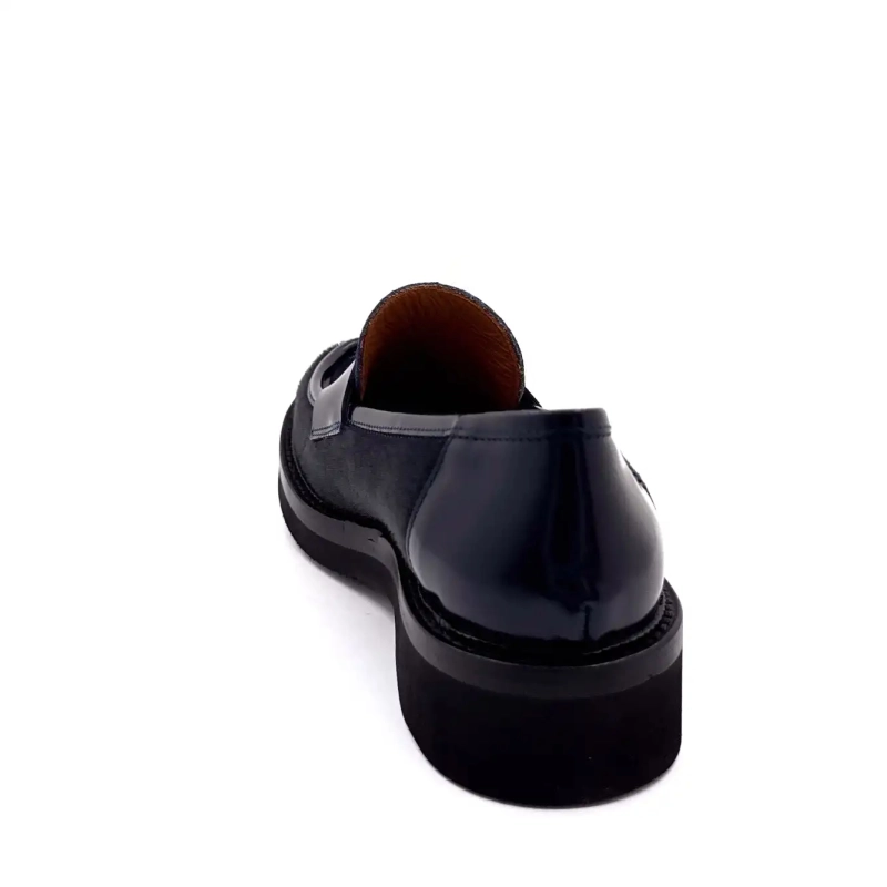 Ivoire 3276 Carrie 20 Cuir Glacé & Poulain Marine Ivoire Chaussures