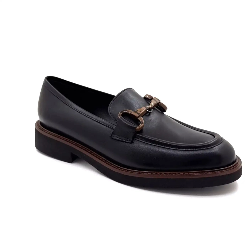 Ivoire H656m Cuero Negro Ivoire Chaussures