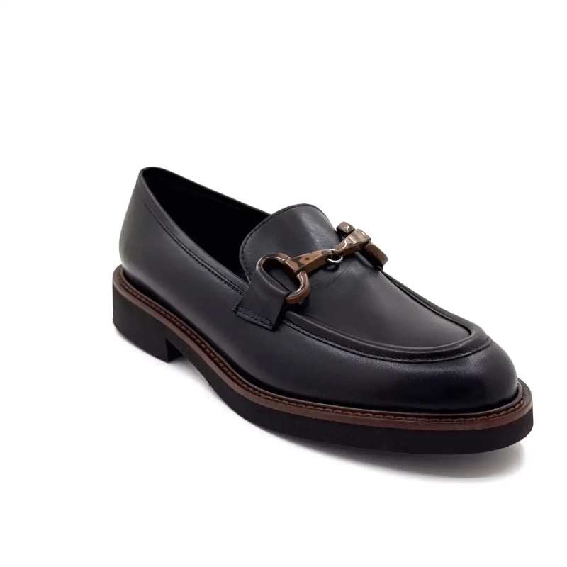 Ivoire H656m Cuero Negro Ivoire Chaussures