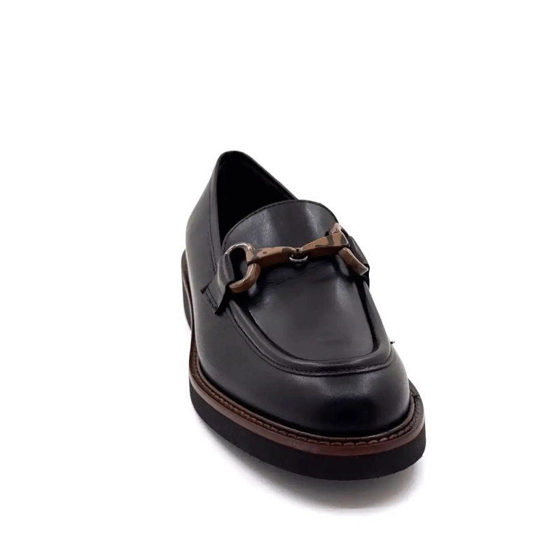 Ivoire H656m Czarna skóra Ivoire Chaussures