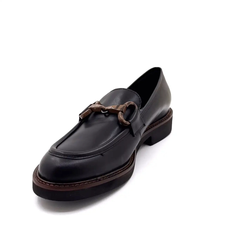 Ivoire H656m Μαύρο Δέρμα Ivoire Chaussures