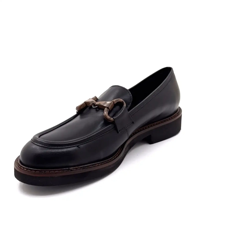 Ivoire H656m svart skinn Ivoire Chaussures