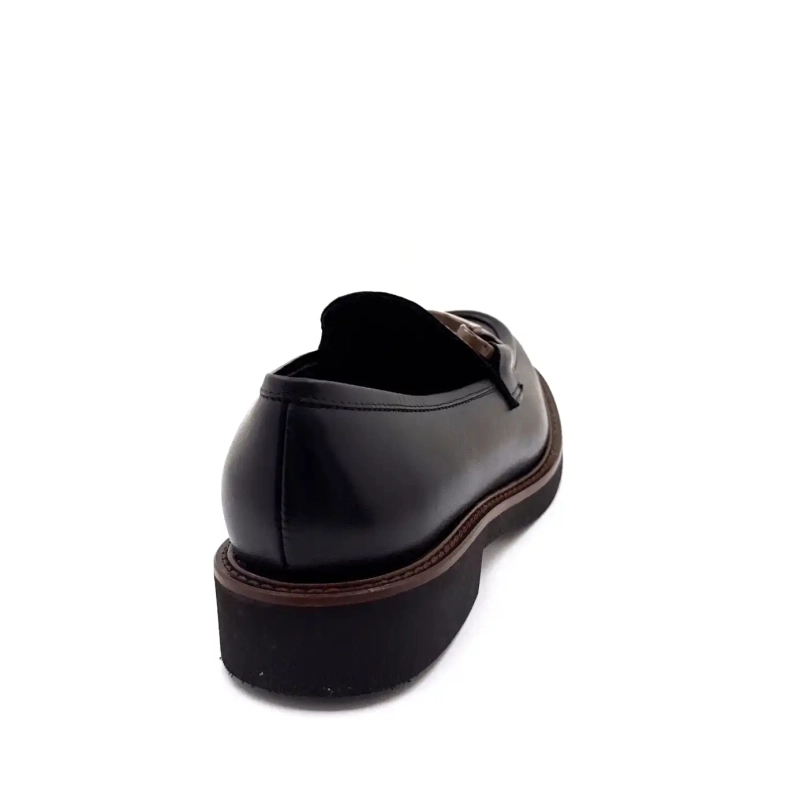 Ivoire H656m svart läder Ivoire Chaussures