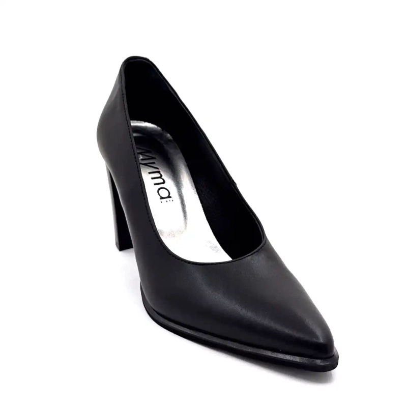 Myma 8526 fekete bőr Ivoire Chaussures