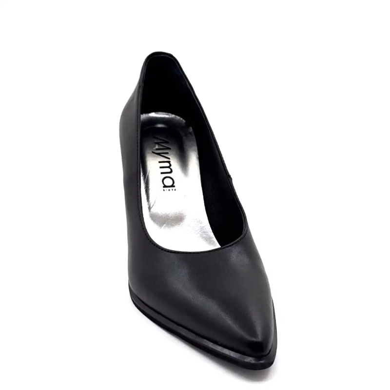 Myma 8526 fekete bőr Ivoire Chaussures