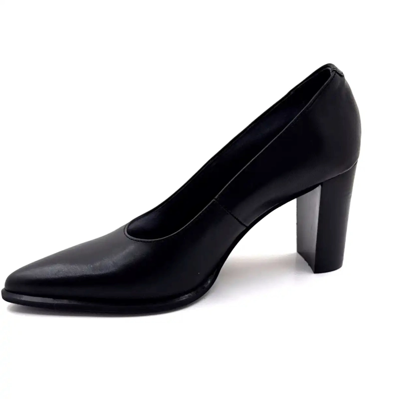 Myma 8526 Piele Neagră Ivoire Chaussures