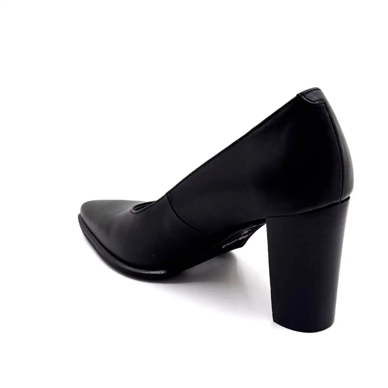 Myma 8526 Zwart Leer Ivoire Chaussures